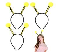QIHUAN 3 Pieces Bee Headband, Performance Props, Bee Costume Accessories, Role-Playing Accessories, Party Supplies