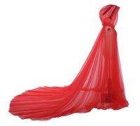 QIIIMSLSS Party Wizard Witch Mantle Outfit Dress up Gown Poncho Women Hooded Mesh Halloween Cape Cosplays Costume Fancy Dress