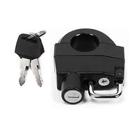 Qiilu 25mm/1in Motorcycle Helmet Handlebar Lock, Universal Handlebars Helmet Lock Anti-Theft Security Padlock Parts