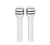 Qiilu 2PCS Car Lock Knob Interior Door Lock Pins Cover Universal Car Truck Aluminum Interior Door Lock Knob Pins Cover for Chevy Door Lock Pull Knob Automotive Door Lock Knobs