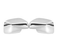 Qiilu 2Pcs Rearview Mirror Cover Chrome Caps Fit for for Discovery/Freelander Sport K4r846
