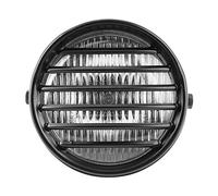 Qiilu 6in Motorcycle Headlights, Motorcycle Round Headlight Grill Lens Cover 35W Halogen Bulb Universal Motorbike Headlamp(Transparent Glass)