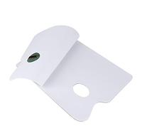 Qiilu A4 Disposable Paint Mixing Tray - 35 Sheets Paper Palette for Watercolour, Oil, Gouache & Acrylic - White