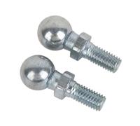 Qiilu Ball Stud Bolt, 2 pcs M8 Stainless Steel Gas Strut Ball Ended Bonnet