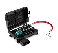 Qiilu Battery Holder, 100 A, 12V, Plastic, Black for for Mk4 for Beetle 99-04, 1J0937550A, 1J0937550B