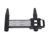 Qiilu Bolt Pattern Measuring Gauge, Wheel Rim Bolt Pattern Sliding Tool, PCD Ruler 4/5/6/8 Lug, Lightweight & Durable