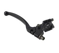 Qiilu Brake Lever Aluminum,Professional 22mm 7/8in Handlebar Folding Clutch Lever with Perch Clutch & Brake Lever Set Anodized Aluminum Brake Handle for - Dirt Pit Bike.-for
