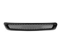Qiilu Car Front Hood Grille, Air Flow Intake Mesh Front Hood Grille Grill Fit for 96-98 JDM Style