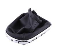 Qiilu Car Gear Shift Knob Cover Gaiter Boot with PU Leather Fit for 2008-2012