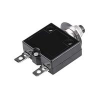 Qiilu Circuit Breaker, DC 50V 50/60Hz 15A Manual Reset Thermal Switch Circuit Breaker Over Current Overload Protector Car Circuit Breaker Switches Thermal Overload Protector AC 125-250V(10A).-fo