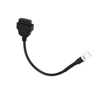 Qiilu Diagnostic Cable,Professional 4 Pin to OBD2 Engine Fault Code Reader Motorcycle Scanner Diagnostic Cable Car Connector ScanTool Cables Adapter Interface for Scan Tools