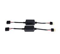 Qiilu Error Canceler Filter, 2PCS Car LED Headlight Decoder Radio Audio Anti-interference Fault Canceler Filter Automotive Replacement Fit for H7.-for h7 led canbus