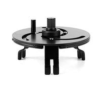 Qiilu Fuel Tank Lid Wrench, 100-170mm Adjustable Fuel Pump Lid Wrench 3 Jaws Tank Cover Oil Pump Cap Removal Tool