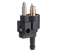 Qiilu Fuel Tank Male Connector for & Hidea Outboard Motors, 1/4 inch, Black Plastic, Boat Engine Accessory