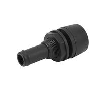 Qiilu Fuel Tank Vent, Boat Fuel Tanks Air Vent Ideal Replacement Straight Nylon Fuel Gas Tank Breather Vent for Boat Yacht RV Car with Thread Size 22mm Inner Diameter 11mm