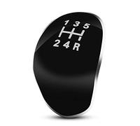 Qiilu Gear Shift Knob Cap 5 Speed Car Gear Knob ABS Head Cap Cover for Focus
