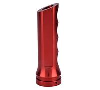 Qiilu Handbrake Grip Cover,Car Aluminum HandBrake Cover Handle Protector, Hand Brake Sleeve for Universal Auto Cars (Red)