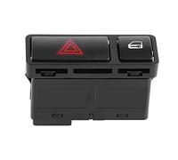 Qiilu Hazard Warning Light Door Central Lock Locking Switch Emergency Flasher Button for BMW 3 Series E46 E53 E85 325 X5 61318368920