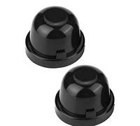 Qiilu Headlight Cover, 2 Pcs Headlamp Waterproof 70mm Dust Cover Car LED Bulb Headlight Rubber Dustproof Sealing Cover Auto Replacement Seal