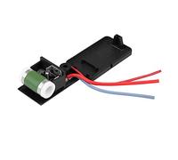 Qiilu Mini Cooper R53 Fan Resistor, Radiator Fan Resistor 17117541092R, 5.8" L x 5.8" W x 2.7cm H, 12V DC, 87W, Compatible with Mini Cooper R52 2007-2008, 2003-2006