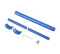 Qiilu Motorcycle Balance Bar, Aluminum Alloy CNC Balance Bar Crossbar Handlebar Extended Reinforcement for Motorcycle(Blue)