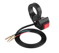 Qiilu Motorcycle Handlebar Switch,22 mm 7/8 in 3 Speed Module Waterproof Handlebar Electric Switch Shift for Motorcycle E-bike Scooter