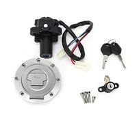 Qiilu Motorcycle Lock Set, Ignition Switch Fuel Gas Seat Lock Key Set Fit for YZF R6/ YZF R1/ FZ6/ FZ09/ FZ6R