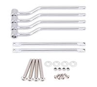 Qiilu Motorcycle Saddlebag Mounts, Saddlebag Brackets Kit, Universal Fit for Harley/Honda/Suzuki/Yamaha/Kawasaki