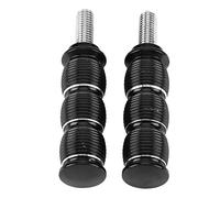 Qiilu Motorcycle Shift Brake Pegs, Motorcycle Refit Stainless Steel Shift Peg Brake Indian Chief Classic Victory Cross Country for Indian 2015-2018(Silver)(Black).-for Heel Shifter for Indian ju