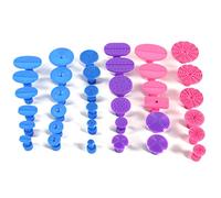 Qiilu Paintless Glue Puller Tabs,36PCS Auto Car Body Paintless Dent Repair Tools Glue Puller Tabs Removal Kits for Auto Body Motorcycle Refrigerator Washing Machine.-for pdr tabs pdr glue pull t