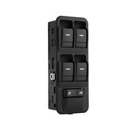 Qiilu Power Master Window Regulator Control Switch Button Electric Master Control Switch for LR3 2005-2009, Sport 2006-2007, Black, Push Button Mode