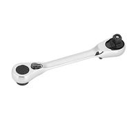 Qiilu Professional 1/4" Inch Mini Ratchet Wrench,Socket Cratchet,Bit Driver Multi-Tool 107mm
