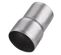 Qiilu QL06607 Exhaust Adapter, 51mm to 60mm Motorcycle Exhaust Pipe Adapter Reducer Muffler Connector Stainless Steel