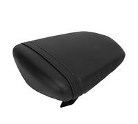 Qiilu R6 2003 Motorcycle Rear Passenger Pillion Seat Pad, Synthetic Leather, Black