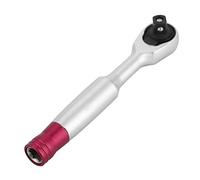 Qiilu Ratchet Wrench,Mini 1/4 Inch Rachet Wrench Set Repair Tool for Vehicle Bike Socket Wrench Kit Tool(100mm)
