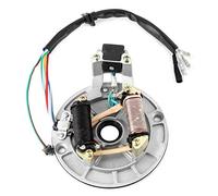 Qiilu Stator Ignition Coil, JH70 Stator Plate Pickup Magneto Starter Ignition Coil Rotor Scooter for Pit/Dirt Bike 125cc.-for Ignition kit Pit Bike