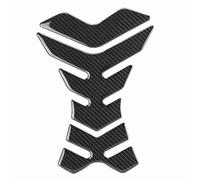 Qiilu Tank Sticker 5D T04 Fuel Tank Protector Carbon Fiber Pad Stickers Bone for Universal Motorcycle