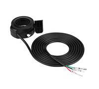 Qiilu Thumb Throttle Speed Control, Universal Thumb Throttle Speed Control Assembly for 22mm Diameter Handlebar 7/8inch Motorbike Throttle Levers for E-Bike Electric Bike Scooters