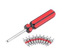 Qiilu Tire Repair Tools, 10 pcs Wheel Tire Valve with Remover Tool Repair Removal Kit for Car Truck Motorcycle Mountain Bike.-for Valve stem Removal Tool
