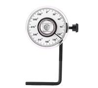 Qiilu Torque Wrench Angle Gauge, 1/2 Inch, Adjustable Drive, 360 Degree Angle Materials, Fits 1/2" Dr. Tools, Metric