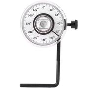 Qiilu Torque Wrench Angle Gauge, 1/2 Inch Angle Wrench Adjustable Drive Angle T