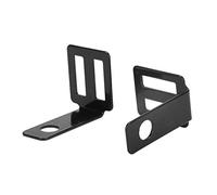 Qiilu Universal Metal Motorcycle Rear Turn Light Mounting Bracket Lamp Holder(black)