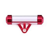 Qiilu Universal Motorcycle Motorbike Secure Tax Disc Tube Cylindrical Holder Frame Waterproof(Red)