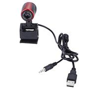 Qiilu USB2.0 HD Web Camera, USB2.0 with MIC 16MP HD Webcam Web Camera Cam 360° for Computer PC Laptop for Skype/MSN