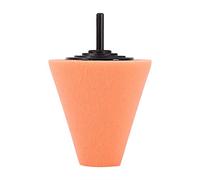 Qiilu Wheel Polishing Cone Pad, 1PCS Foam Polishing Cone Shaped Buffing Pads for Wheels - Use with Power Drill