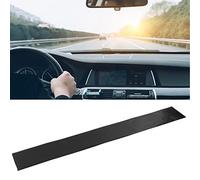 Qiilu Windscreen Film Universal 20x150cm Car Window Tint Film Block Windshield Sun Visor Strip with Scraper