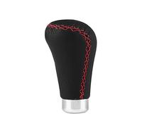 Qiilu Wood Gear Shift Knob, Universal Gear Shift Knob Shift Level Stick Head Shifter W/ 4 Adapters for Car Truck(Rojo)