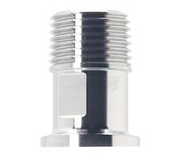 QiiMii 1/2" Tri Clamp Male Adapter to 1/2" BSPT Thread Ferrule Hexagonal Sanitary Pipe Fitting