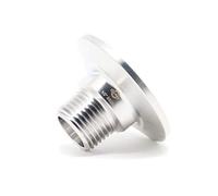 QiiMii 1.5" Tri Clamp Tri Clover Fittings to NPT 1/2" Male Thread Adaptor SS304