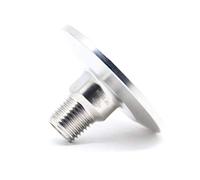 QiiMii 1.5" Tri Clamp Tri Clover Fittings to NPT 1/4" Male Thread Adaptor SS304